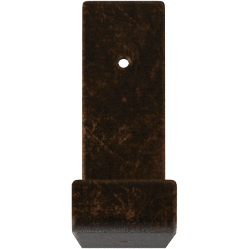 2"W x 8"D x 6"H Steel Hanging Shelf Bracket, Antiqued Bronze, 6" H x 2" W x 8" D, Antiqued Bronze