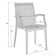 Mace Stackable Plastic Dining Armchair with Weave Design