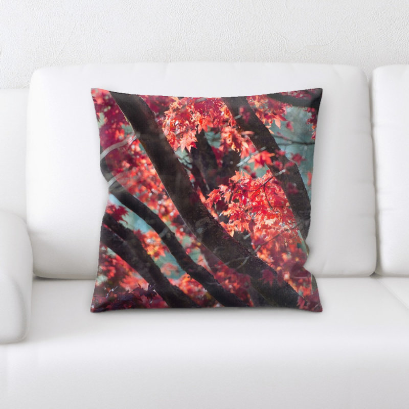 Microsuede Reversible Throw Pillow