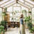 8×6 FT Outdoor Wooden Greenhouse with Cedar Wood Frame, Polycarbonate Panels, Adjustable Roof Vent & Lockable Door-121334242