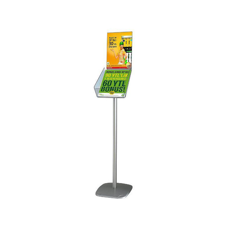 Porte-brochures autoportante