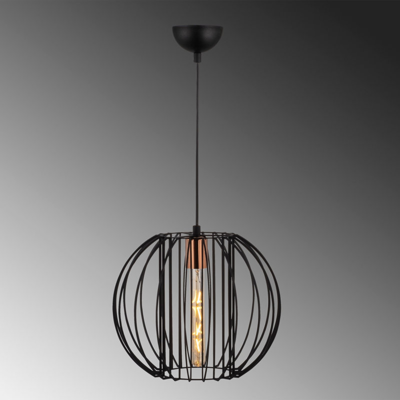 Luminaire suspendu sphère 1 lumière Akram