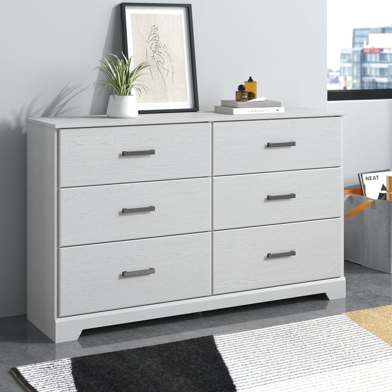 Commode double 6 tiroirs 59,53 po Vandi