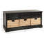 Adayla Solid Wood Drawers Storage Bench-2044234228