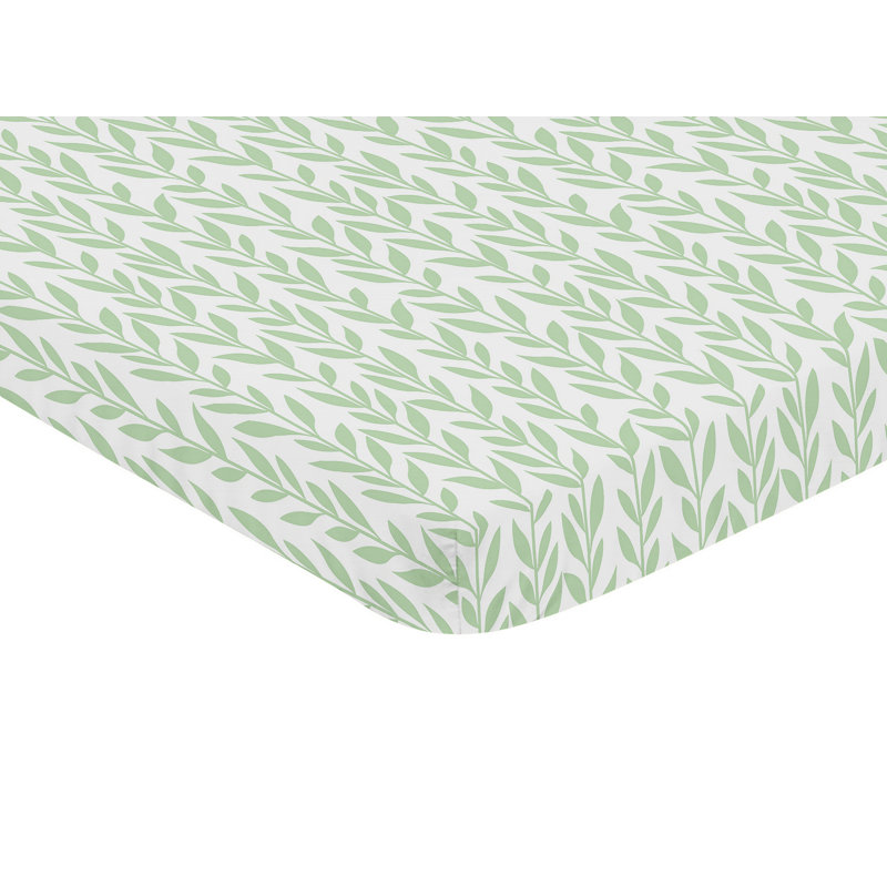 Drap-housse pour lit de bébé tournesol
