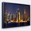 «New York Skyline at Night», photographie encadrée sur toile-26664952