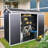 8X4ft Resin Outdoor Storage Shed With Two-Window And Double-Door-112833777