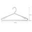 Cintre standard en plastique pour enfants 