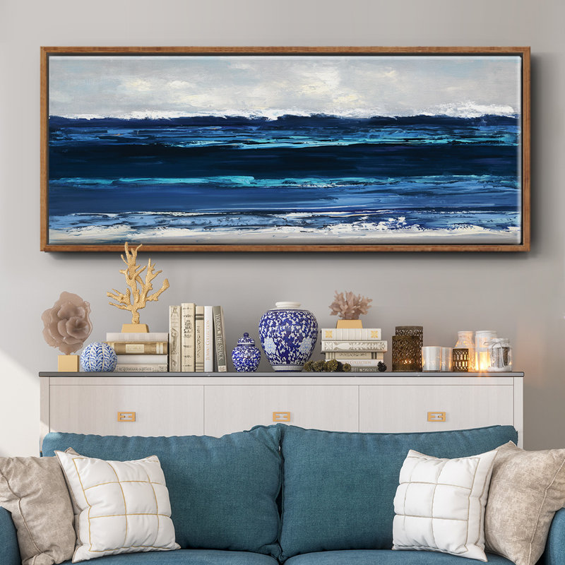 Summer Surf - Toile encadrée, 20" H x 50" W