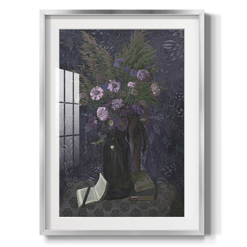 Imprimé floral rétro CCL XXIV - impression encadrée