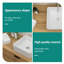 15.69"X15.69" White Ceramic Square Vessel Bathroom Sink