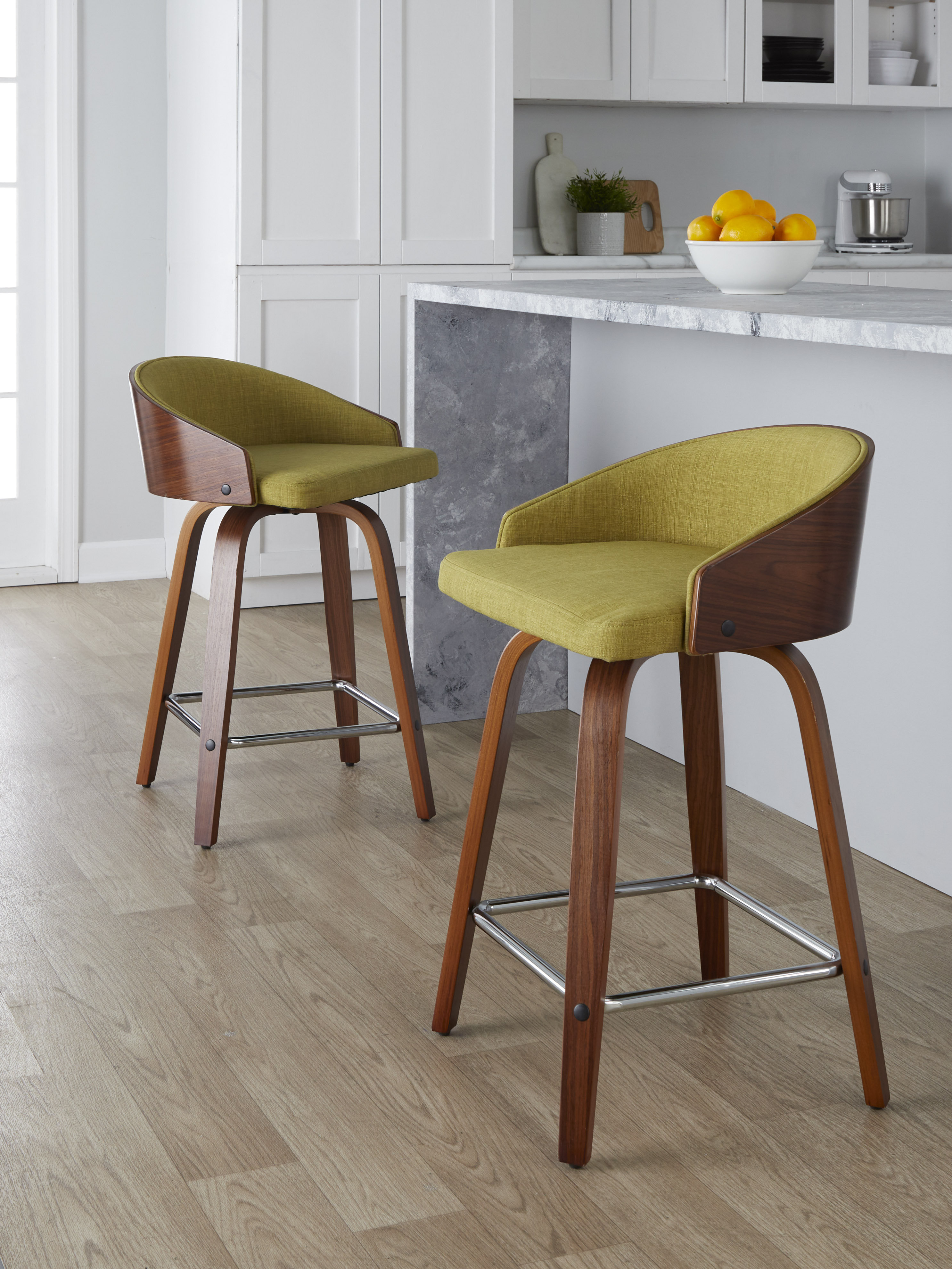 Mid Century Modern Bar Stools For Modern Kitchen Mid-Century