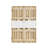 3 Sprouts Modern Folding Crate - Stackable Storage Bins For Home - Food Safe Plastic Fruit Basket, Large - Sand-90571825