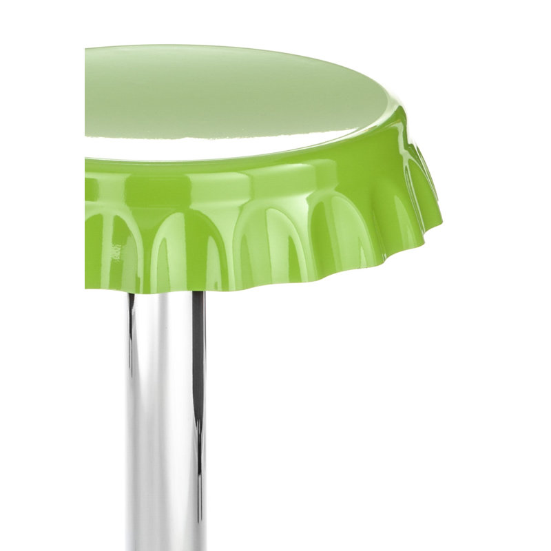 Swivel Adjustable Height Bar Stool, Green