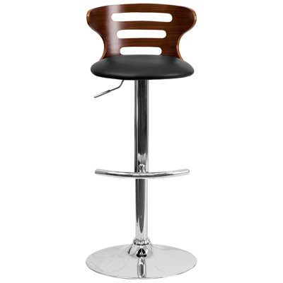 Wooler Upholstered Adjustable Height Counter Extra Tall Stool with Metal Frame