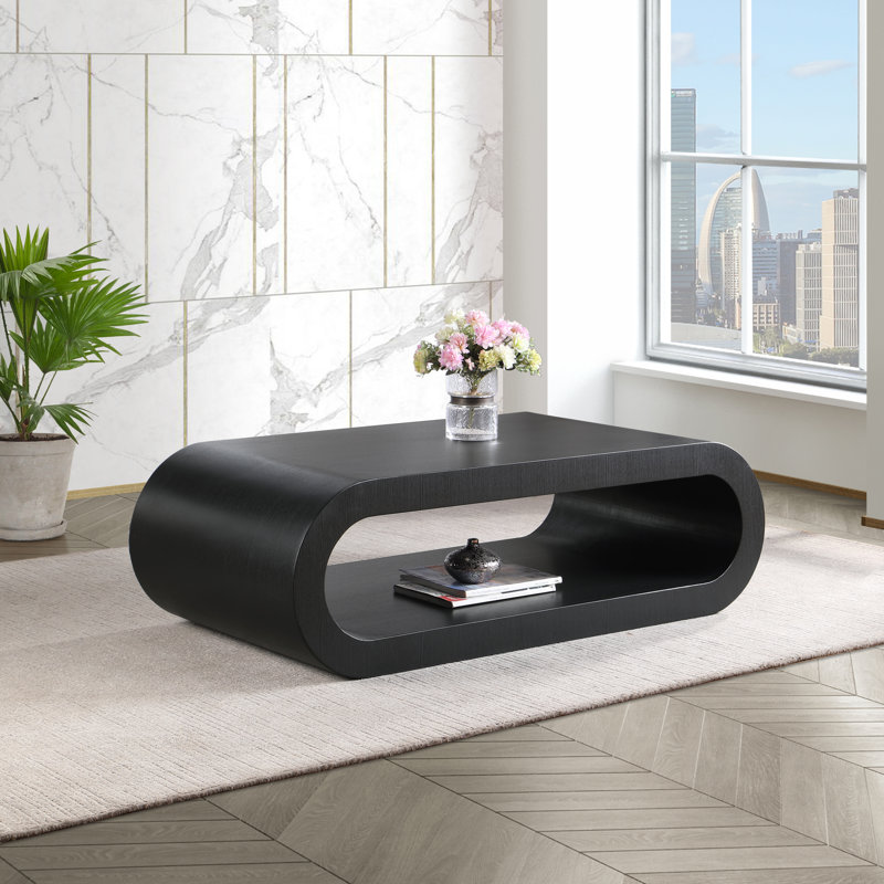 Table basse Solid, Noir