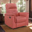 Fauteuil inclinable et pivotant pivotant - Rotation à 360 ° - Cuir fleur - Support de ressorts ensachés - Capacité de 300 lb?-359116105