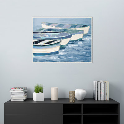 " Blue Boat Line " by Jane Slivka