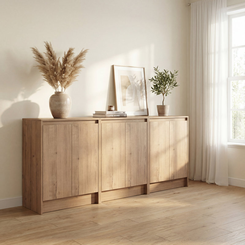 Buffet de 72 po de large et grand buffet Morvano, H 33,5 po x l 70,8 po x P 18 po