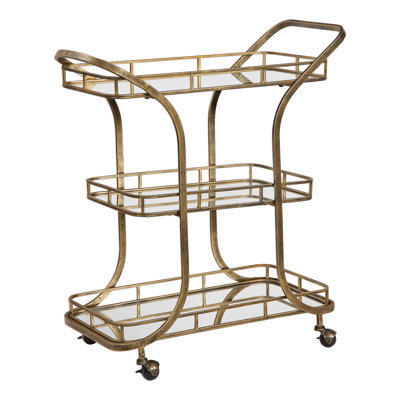 Amaka Serving Bar Cart by Bloomsbury Market
