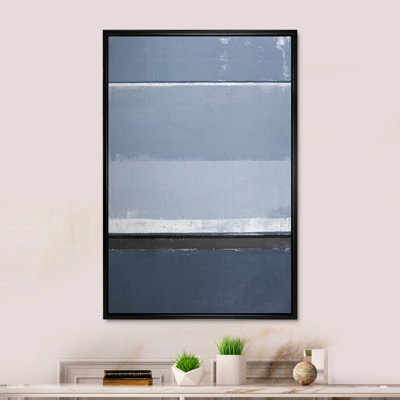 Art moderne gris et bleu II 2FL47744