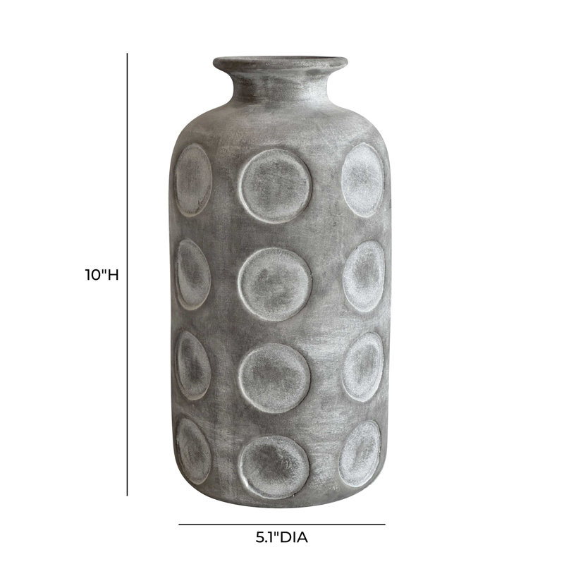 Vase à fleurs en faïence Aztec
