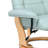 Beaucet 31.5" Wide Genuine Leather Swivel Recliner with Ottoman-1727185599