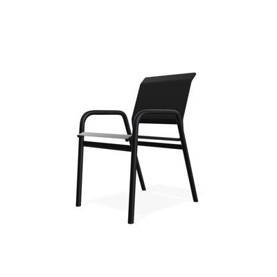 Gardenella Sling Aluminum Frame Stacking Bistro Chair