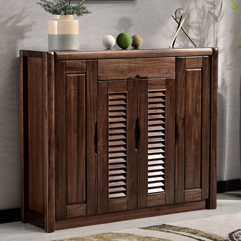 Armoire à chaussures de rangement rétro grande capacité
