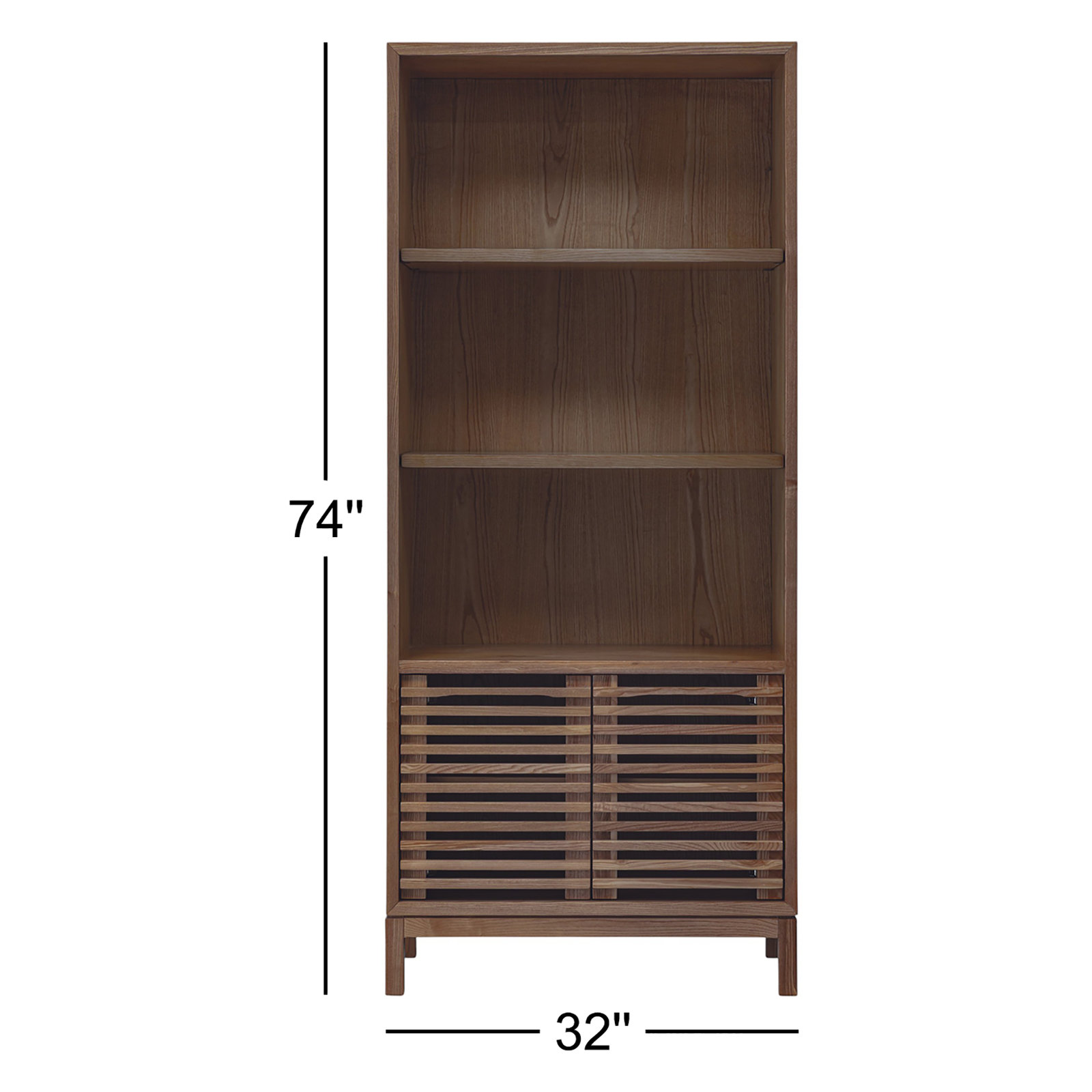 Finnian 32" Bookcase, Roux