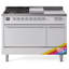 ILVE Nostalgie II 48 in Dual Fuel Range, 5 Burner, Griddle, Frenchtop-1045267371-1045267384