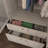 Modern Corner Wardrobe With Glass Doors, Ample Storage, And Gold Hardware - Three-Pack Shipping