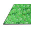 Tapis vert à motif floral-850114879