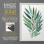 Palm Frond Flow I - impression encadrée de qualité supérieure - prête à être accrochée - aucun clou requis - aucun clou requis-1636326115-1636326119