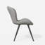 Chaise rembourrée avec pieds en métal-1770611755