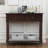 Traditional Design Console Table with Two Drawers and Bottom Shelf-1367724307
