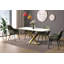 Kivah Metal Base Dining Table-657069297
