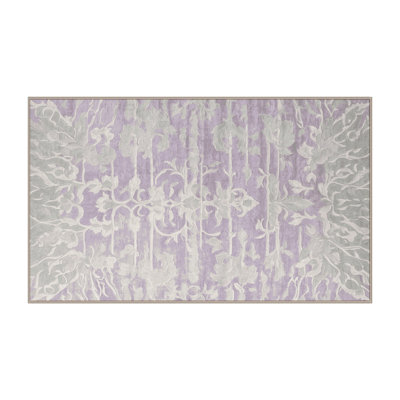 Tapis beige soyeux et moelleux