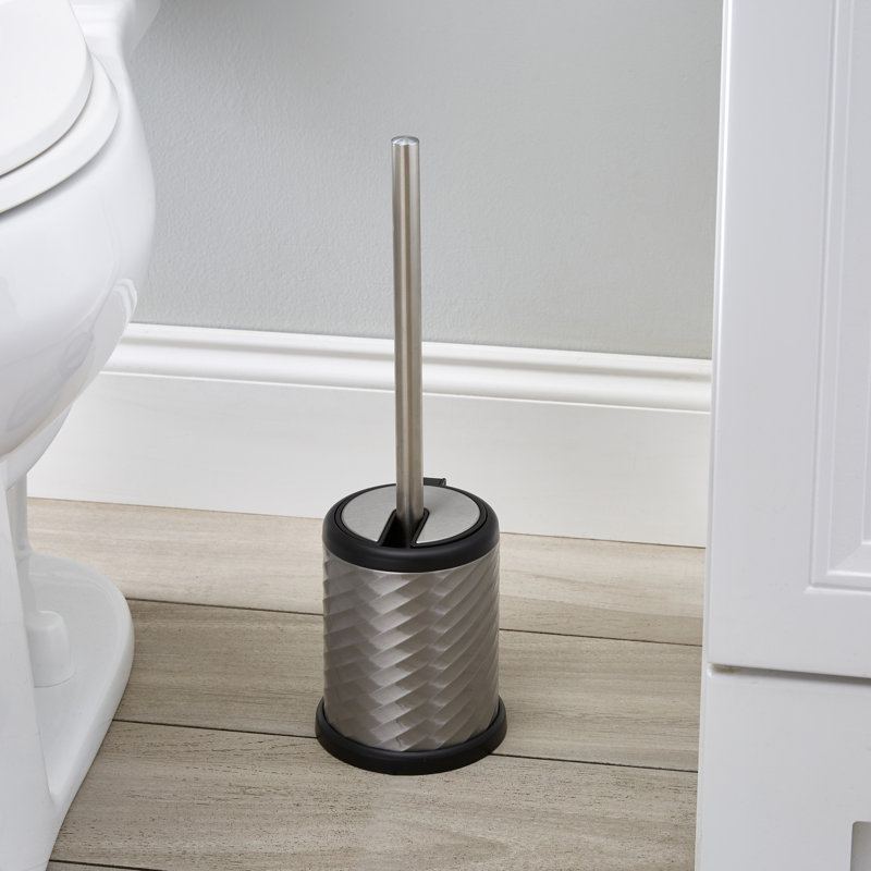 Brosse de toilette sur pied et porte-14,75 in. h, Tourbillon