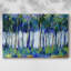 Lumière à travers les arbres - Toile tendue avec châssis-285832105