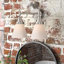 Éclairage pour meuble-lavabo à 2 lumières 17 po Caden Cone-363304685-363304682-363304683