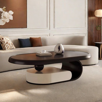 Table basse créative en bois massif