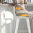 Upholstered Seat Stools with Metal Frame-658580189-658580176