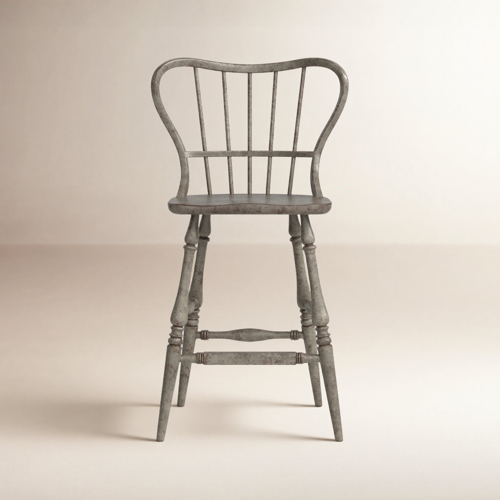 Chamberlain 30" Bar Stool, Speckled Gray, Counter Stool (29.75" Seat Height)
