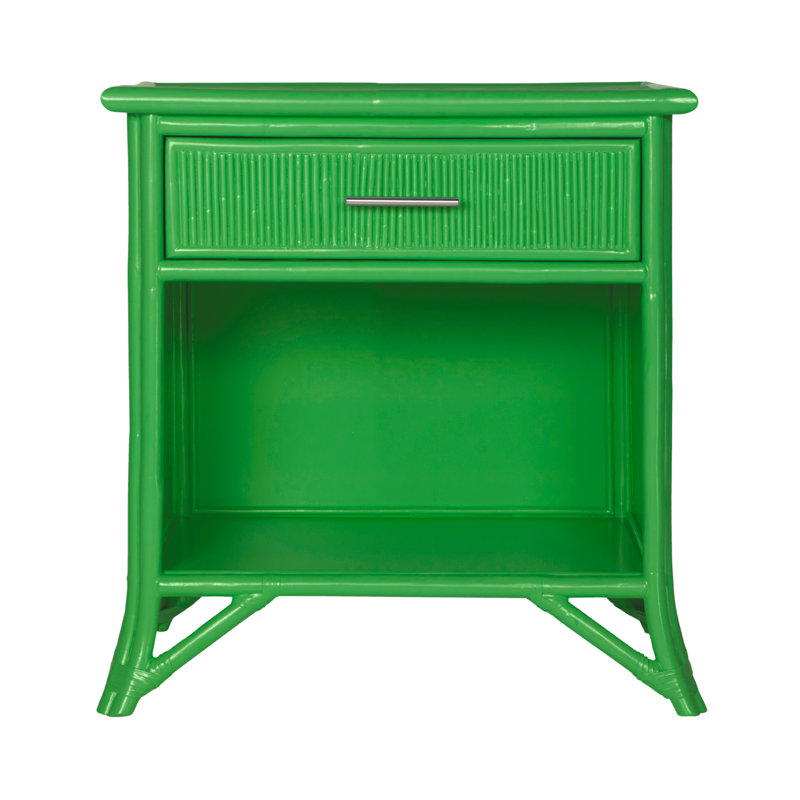 Table de chevet 1 tiroir, Vert vif