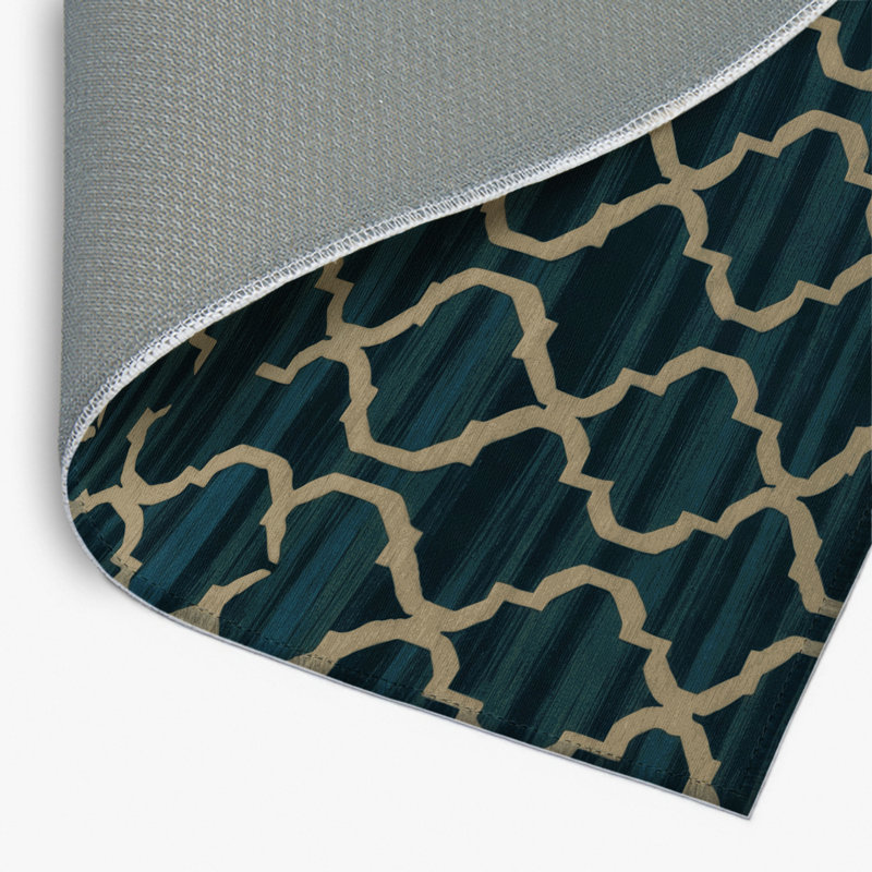 Tapis gris intérieur et extérieur Trellis, Rectangulaire 2 pi x 3 pi