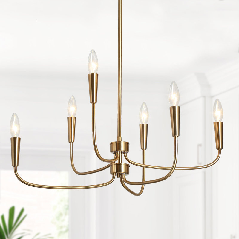 Kaymarie 6 - Light Dimmable Chandelier