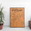 Stuttgart City Map - No Frame Print-1150189430