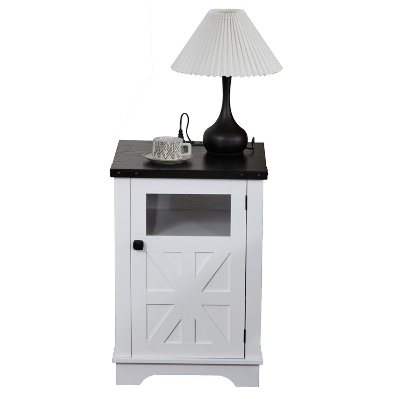 Table de chevet Romary, Blanc