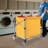35.43X23.62X34.65” Laundry Cart With Wheels-959244383-959244382